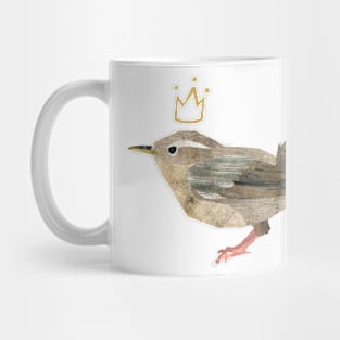 Wren - King of the birds (with crown) Mug